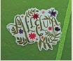 pin and sticker