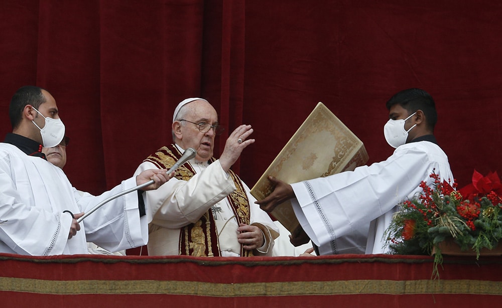 POPE CHRISTMAS 'URBI ET ORBI'