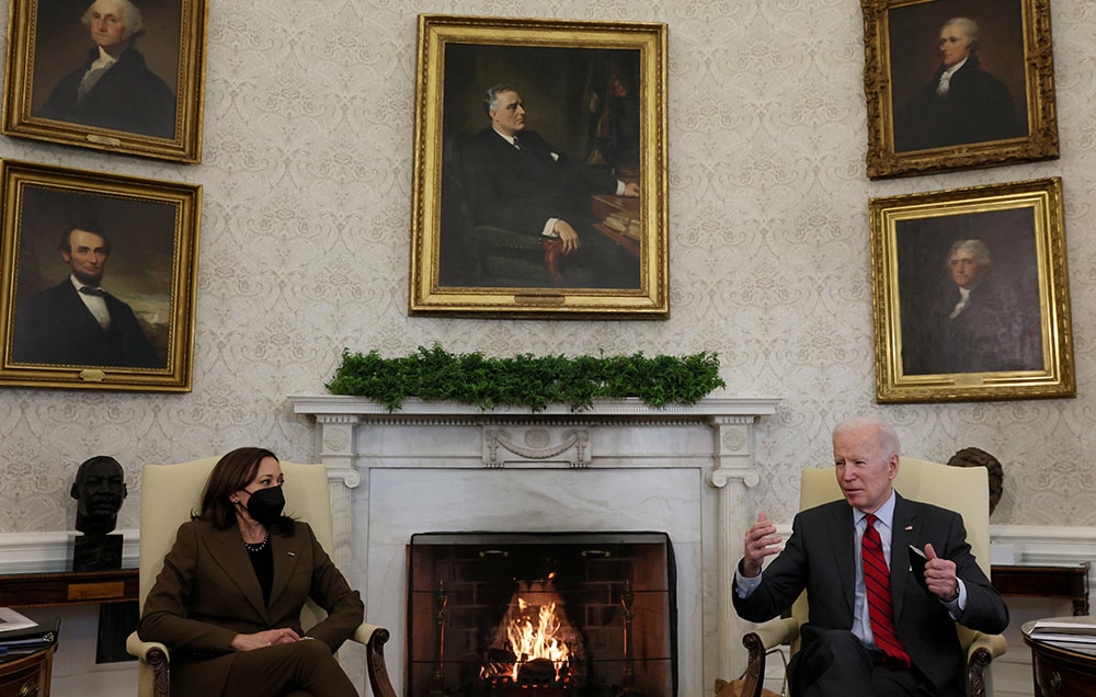 JOE BIDEN AND KAMALA HARRIS