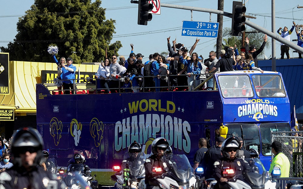 LOS ANGELES RAMS PARADE