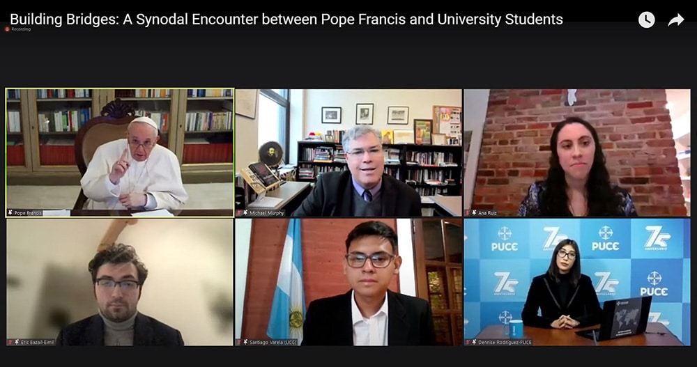 POPE STUDENTS VIRTUAL MEETING