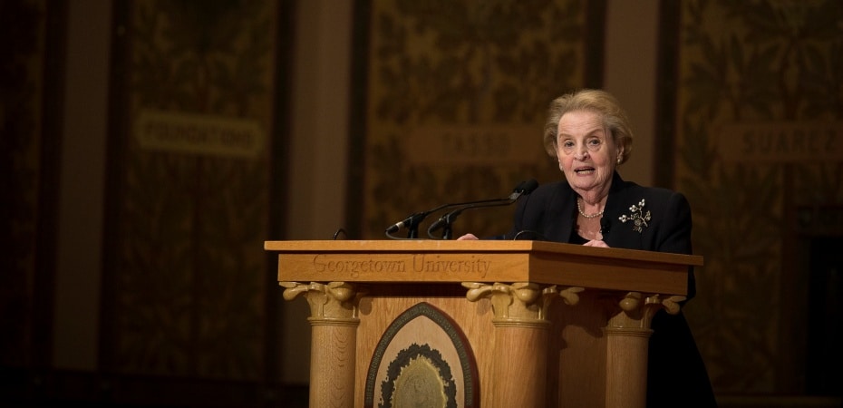 Former U.S. Secretary of State Madeleine Albright