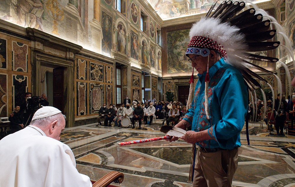 POPE INDIGENOUS VATICAN MEETING