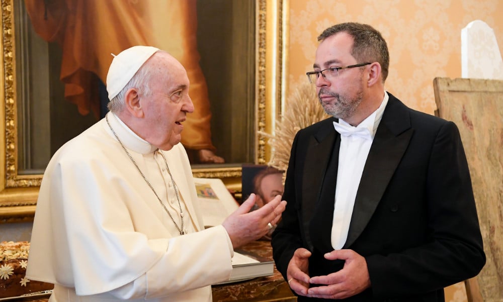 POPE UKRAINIAN AMBASSADOR