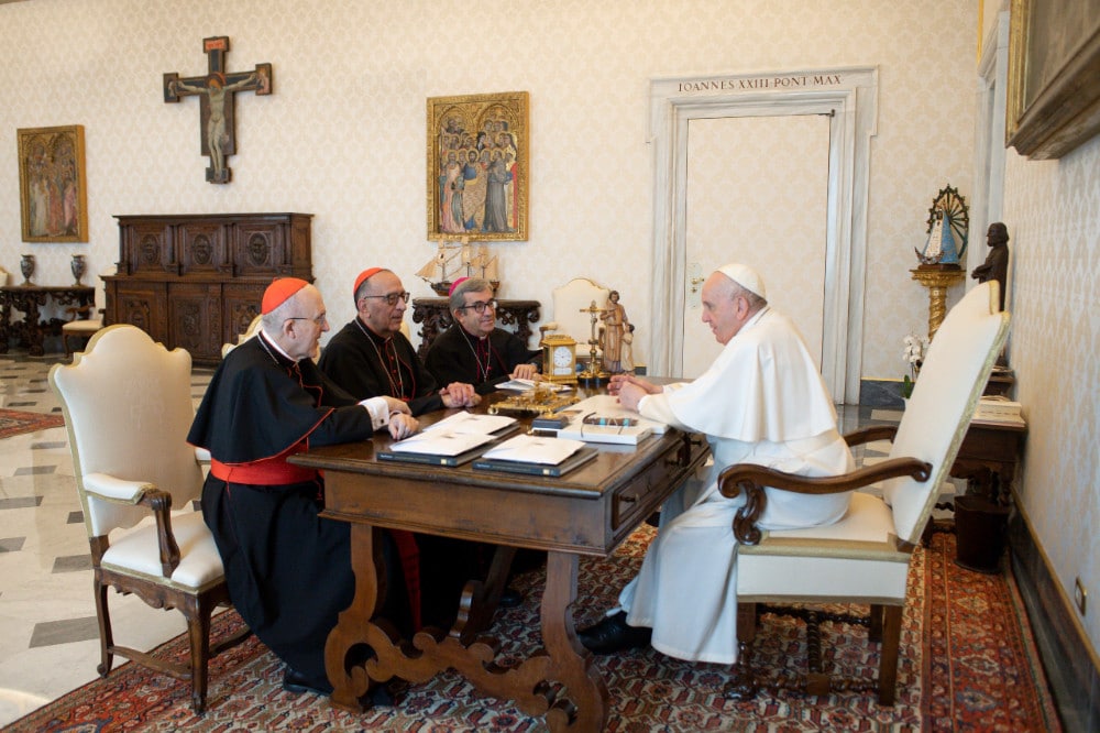 POPE MEETING SPANISH BISHOPS