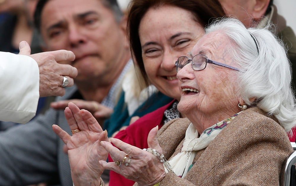 POPE FRANCIS ELDERLY