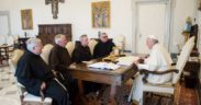 POPE MEETING FRANCISCAN SUPERIORS