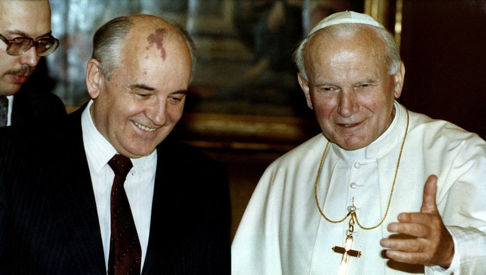GORBACHEV POPE JOHN PAUL II