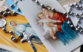 Mary and rosary