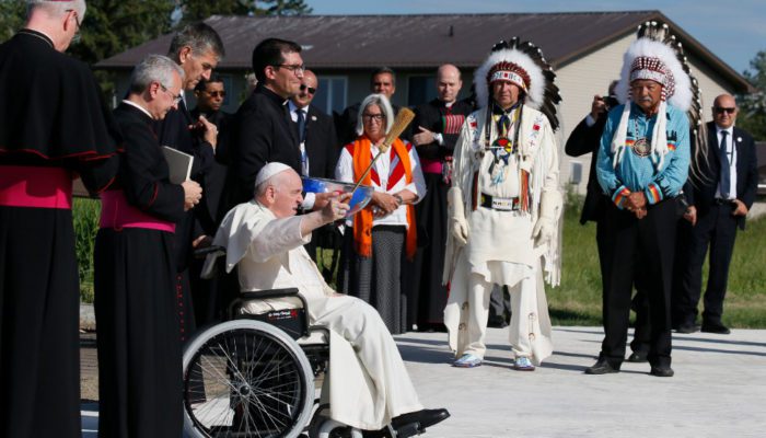 Pope delivers blessing 20220726T2146-POPE-LAC-STE-ANNE-1730998(1) Pope Canada