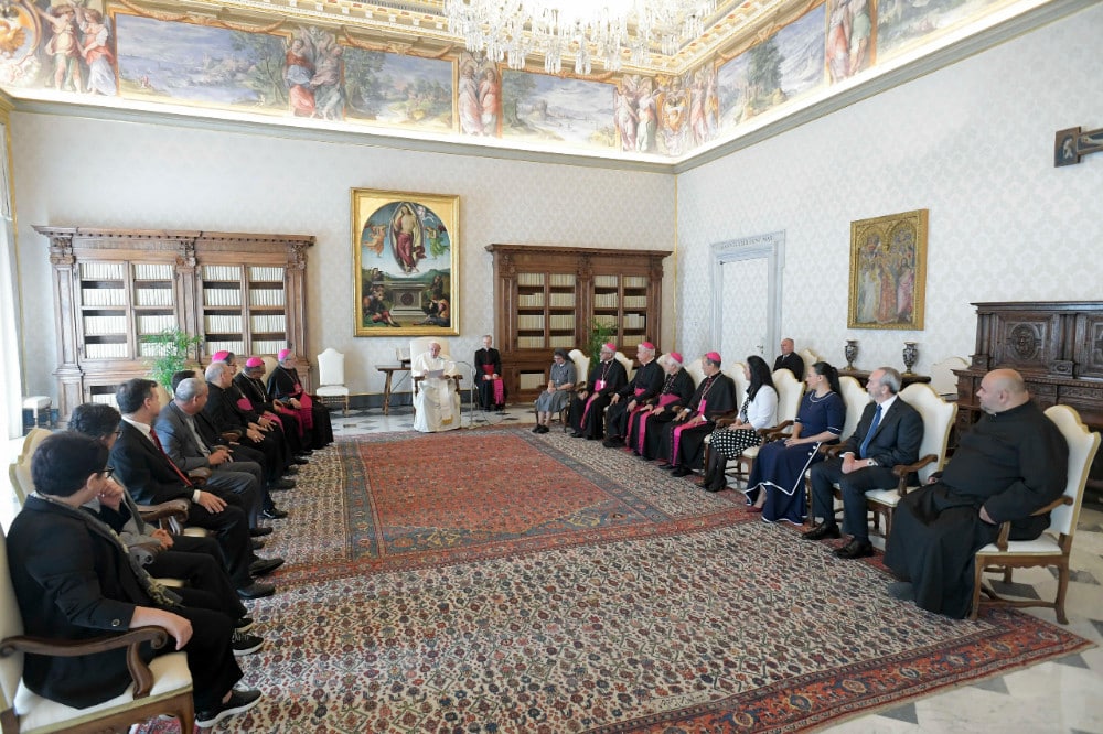 POPE MEETING POPULORUM PROGRESSIO