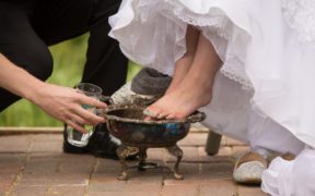 wedding foot washing