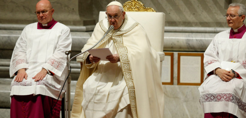 POPE FRANCIS VESPERS