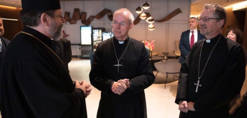 ARCHBISHOP SHEVCHUK ANGLICAN ARCHBISHOP WELBY