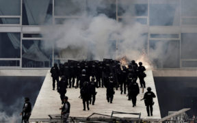 BRAZIL ATTACKS PRESIDENTIAL PALACE