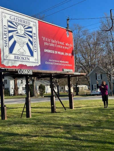 Eucharist Revival billboard