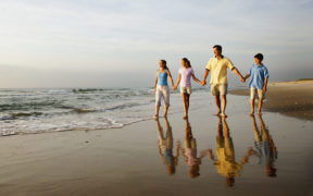 family beach vacation