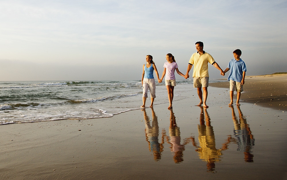 family beach vacation