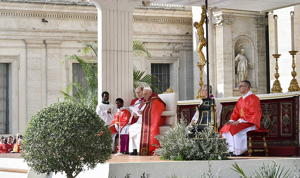Pope Palm Sunday Mass