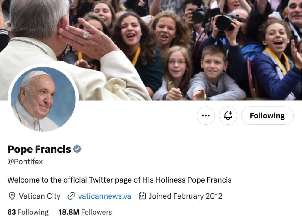 Pope Twitter