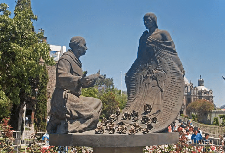 Guadalupe revelation statue