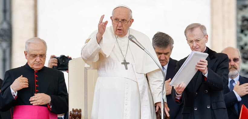 Pope audience Francis Xavier