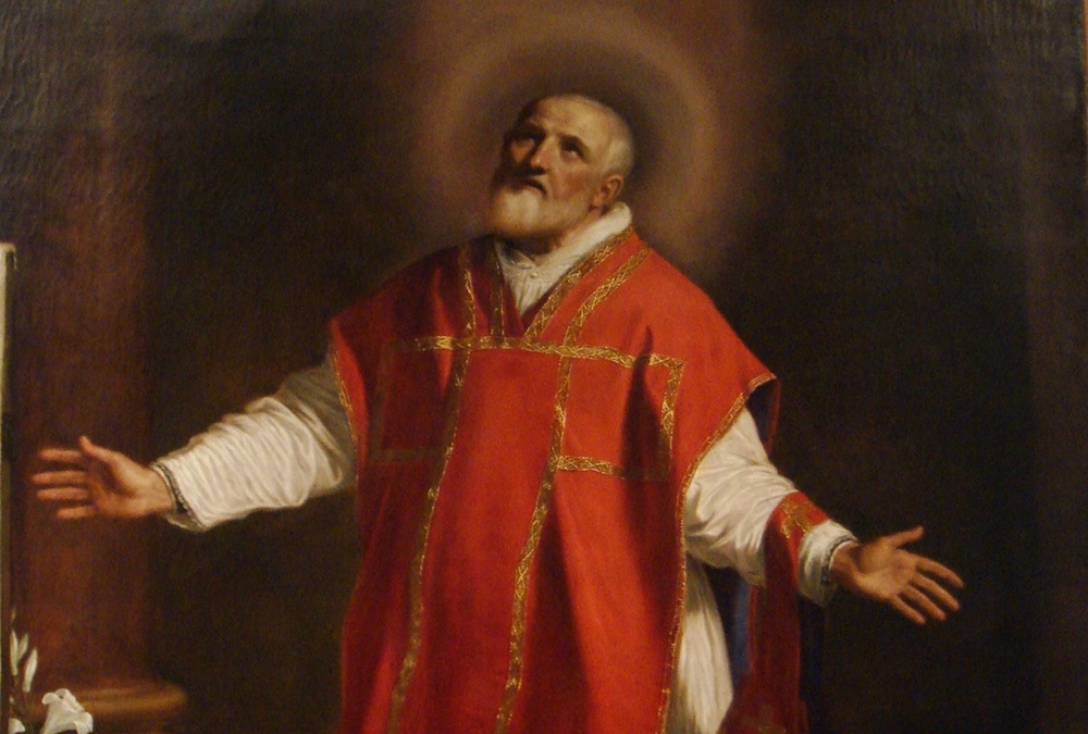 A painting of St. Philip Neri