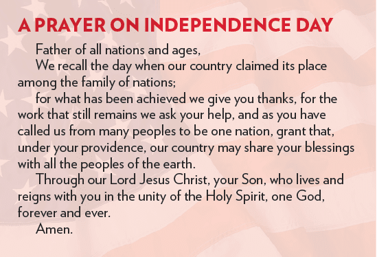 Independence prayer
