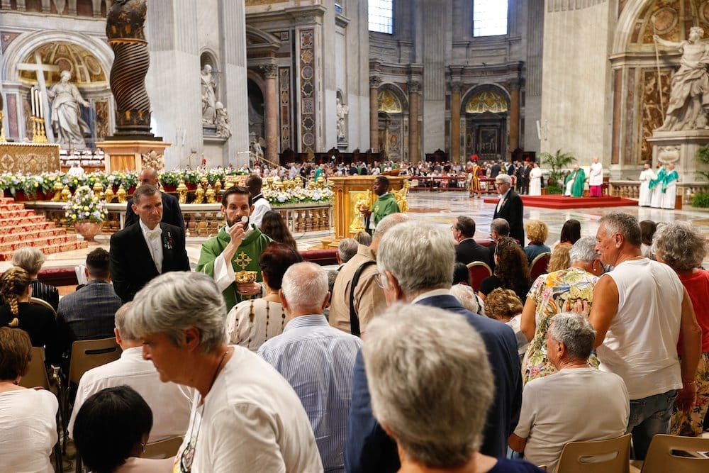 POPE FRANCIS ELDERLY MASS