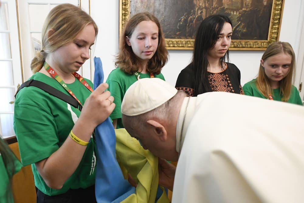 POPE UKRAINIAN PILGRIMS