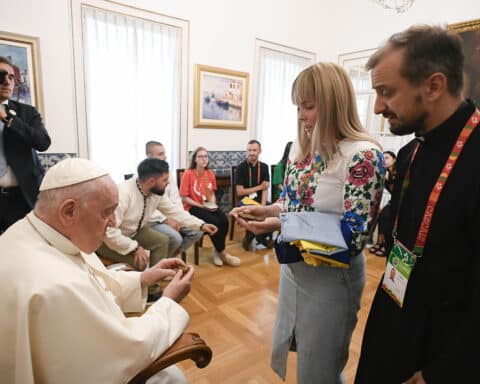 POPE UKRAINIAN PILGRIMS