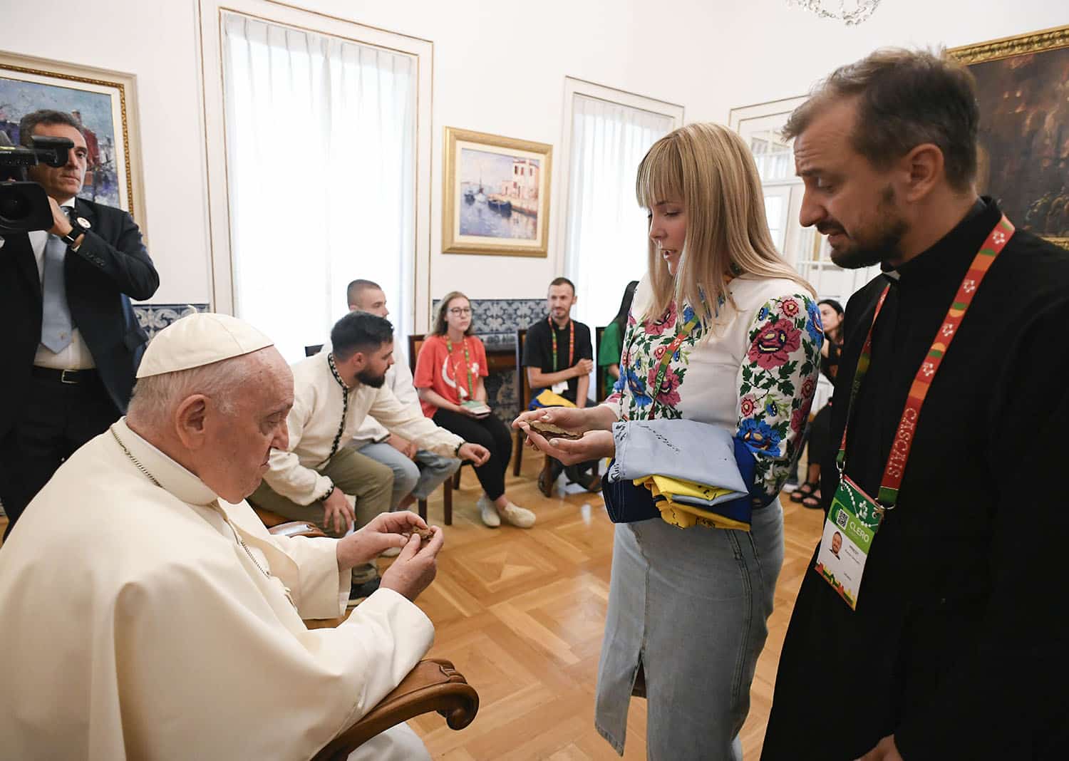 POPE UKRAINIAN PILGRIMS
