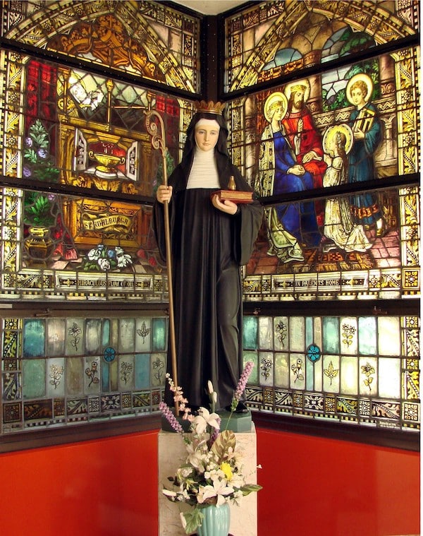 Statue of St Walburga