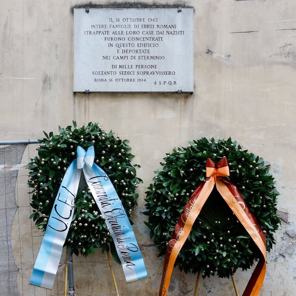 ANNIVERSARY JEWS DEPORTATION ROME