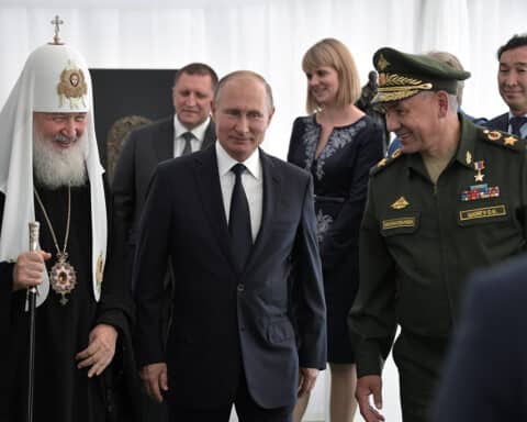 RUSSIAN PATRIARCH KIRILL PUTIN DEFENSE MINISTER