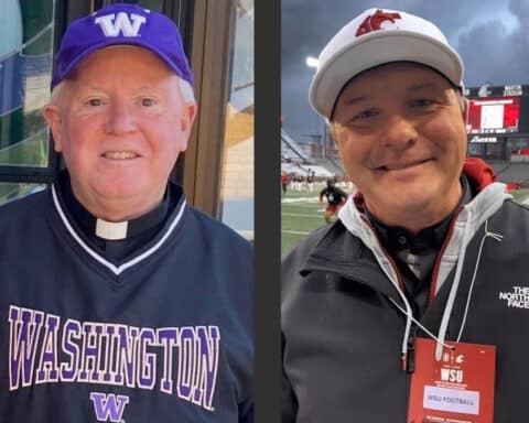 SIBLING PRIESTS APPLE CUP WAGER