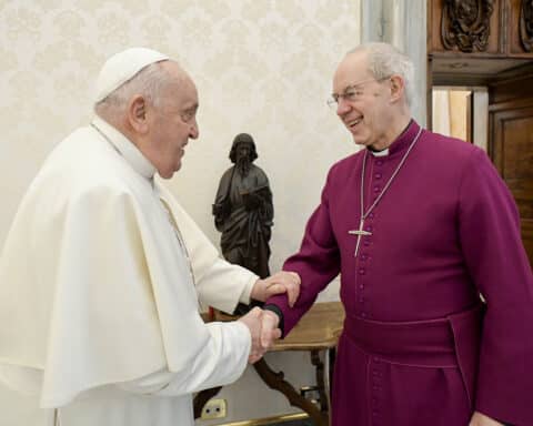 POPE FRANCIS AND ARCHBISHOP JUSTIN WELBY