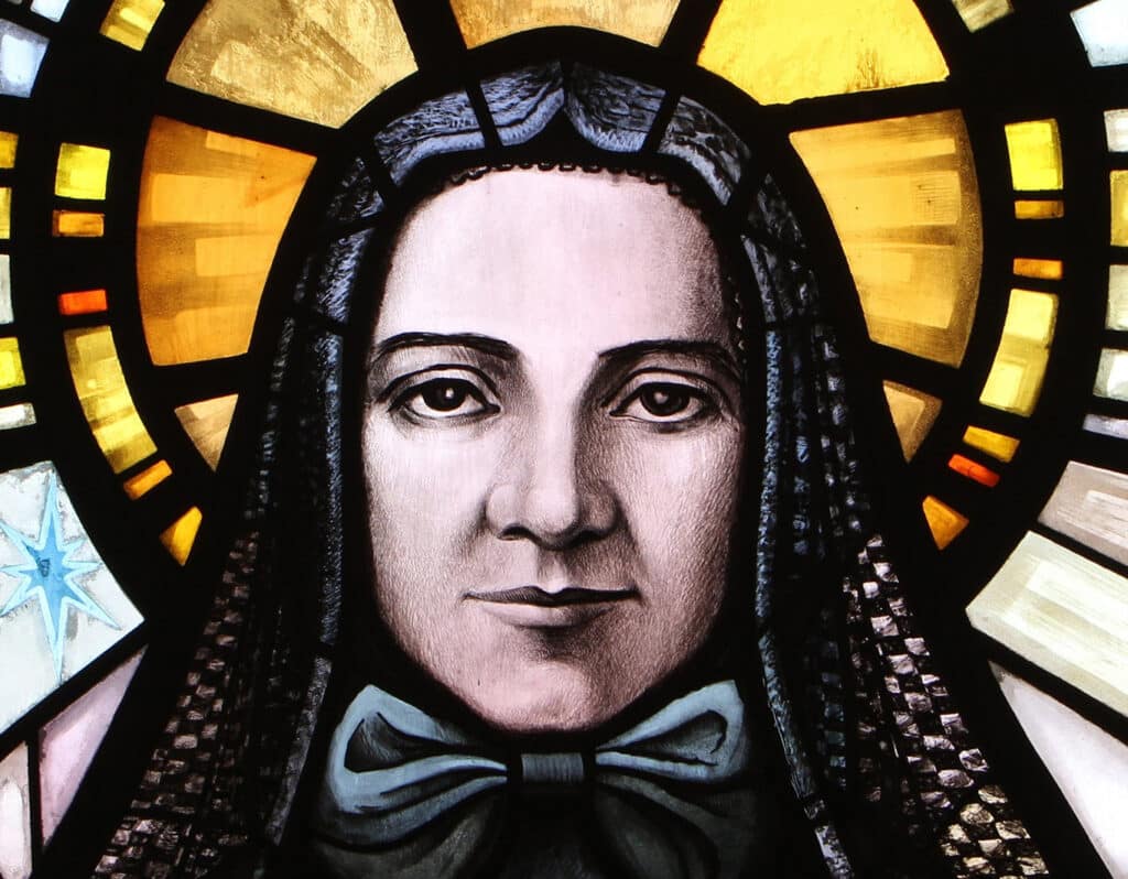 ST. FRANCES XAVIER CABRINI STAINED-GLASS