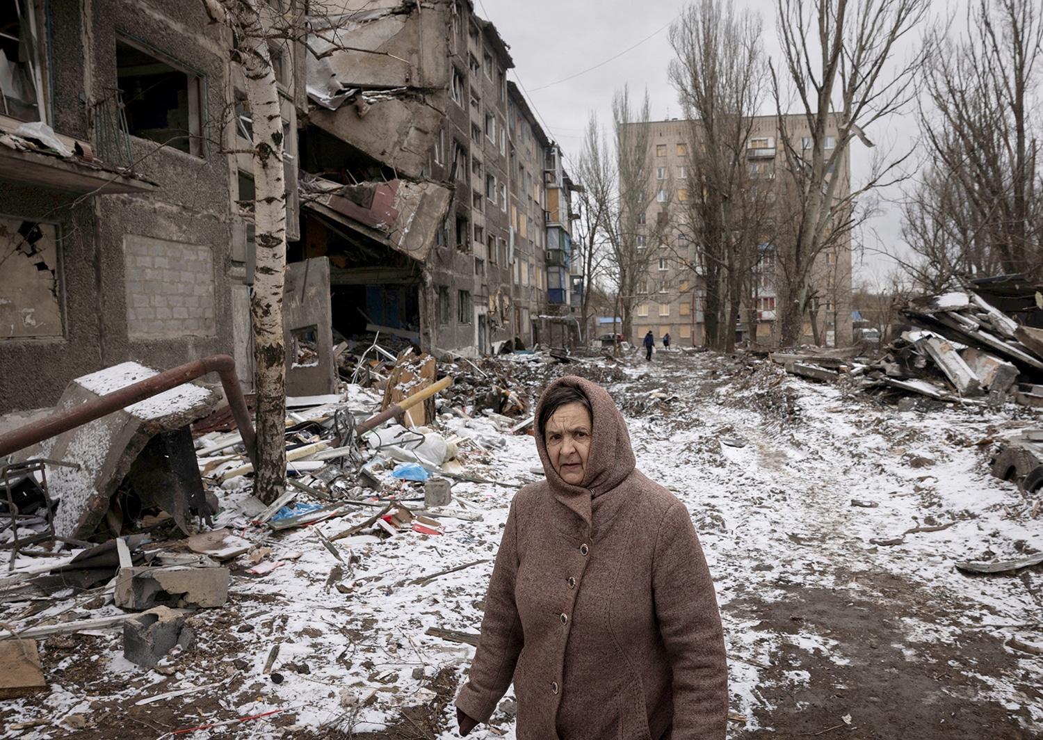 UKRAINE DESTROYED APARTMENTS