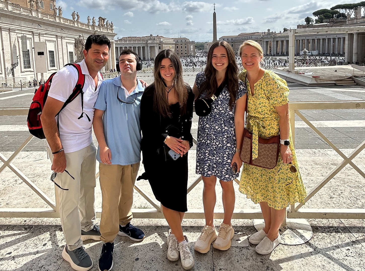 Christopher and family Vatican