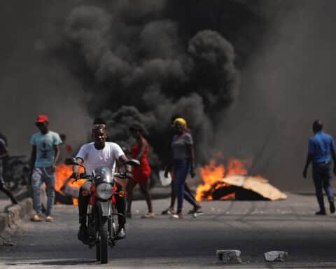 HAITI GOVERNMENT PROTEST