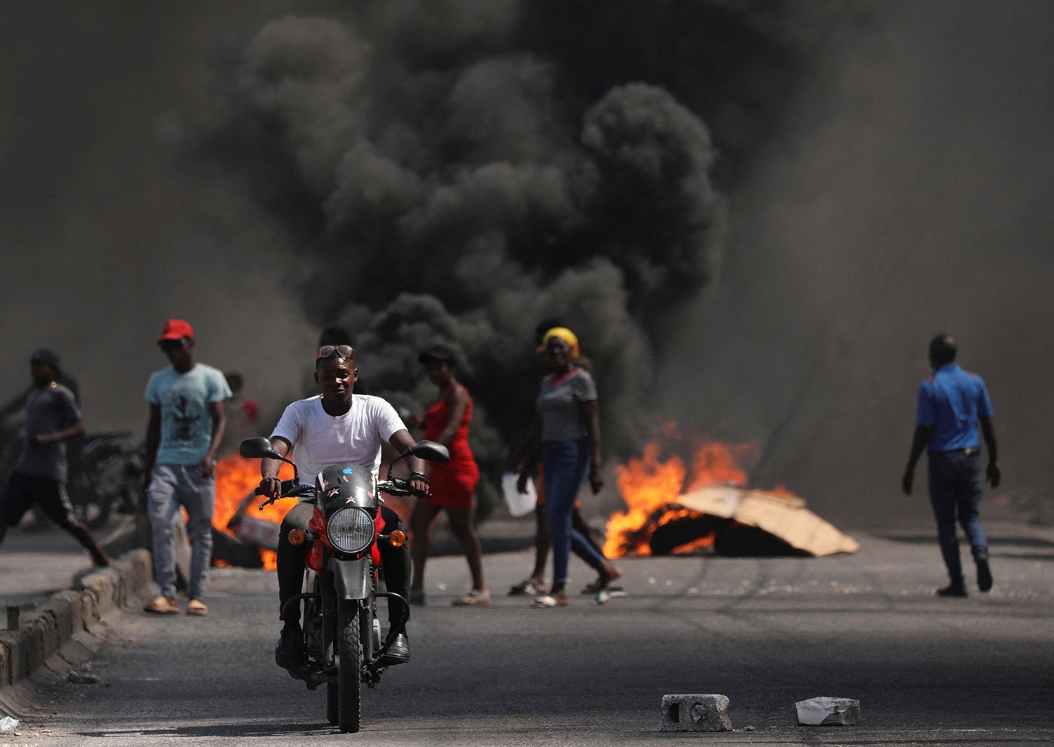 HAITI GOVERNMENT PROTEST