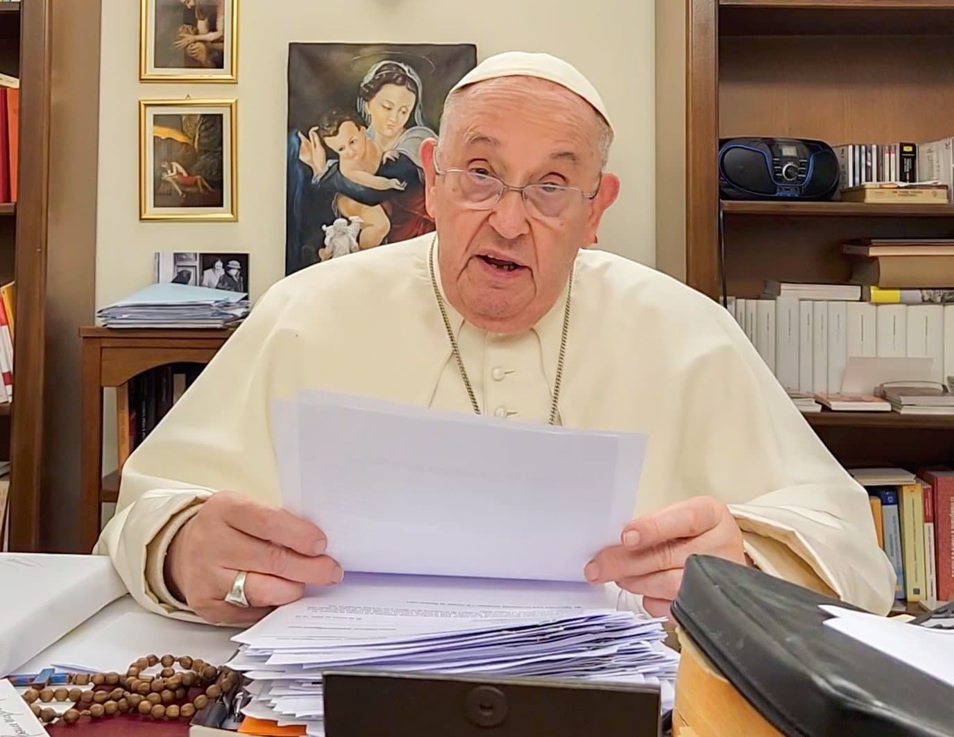 POPE FRANCIS VIDEO MESSAGE