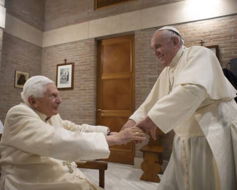 Popes Francis and Benedict