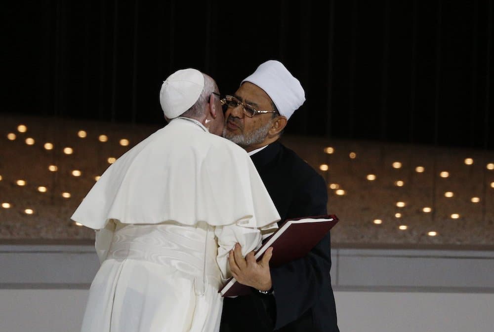 Pope Francis and Sheikh Ahmad el-Tayyeb