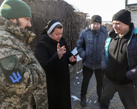 Ukrainian nun Russia attacks