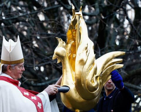 NOTRE DAME CATHEDRAL GOLDEN ROOSTER