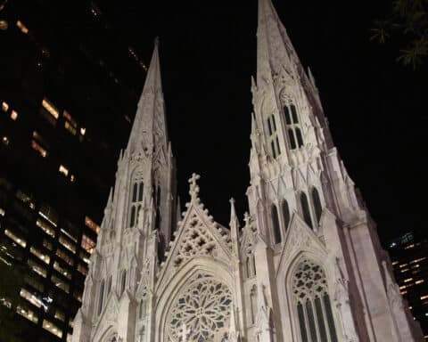 The exterior of St. Patrick's Cathedral