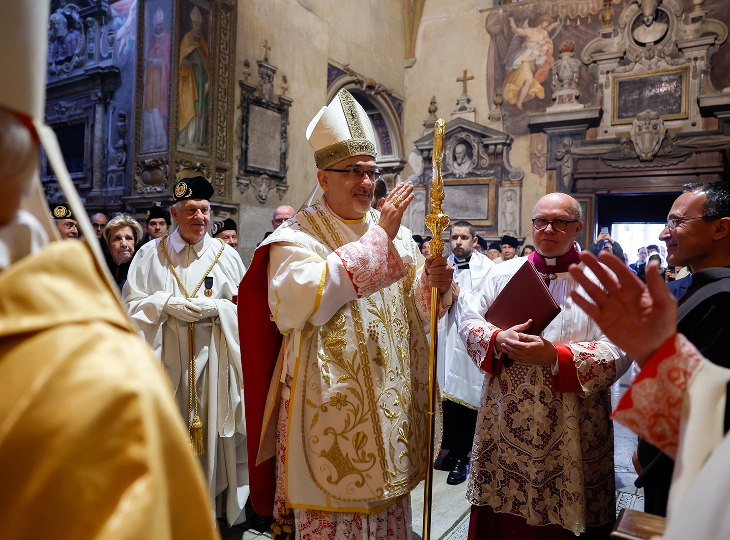 CARDINAL PIZZABALLA TITULAR CHURCH POSSESSION