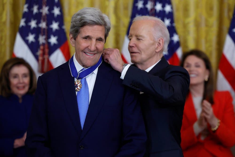 Father Greg Boyle and Nancy Pelosi receive America's highest civilian honor